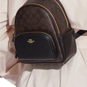 NWT MINI COURT BACKPACK IN SIGNATURE CANVAS